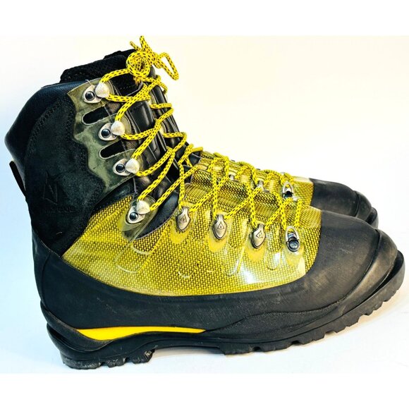 Vasque Ice 9000 Mountaineering Boots Yellow Black Men’s US 11 M Waterproof - Picture 2 of 12
